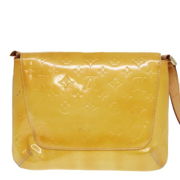 LOUIS VUITTON Monogram Vernis Thompson Street Bag Lime Yellow M91071 - Picture 3 of 12